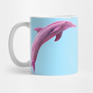 Leaping Pink Porpoise Mug